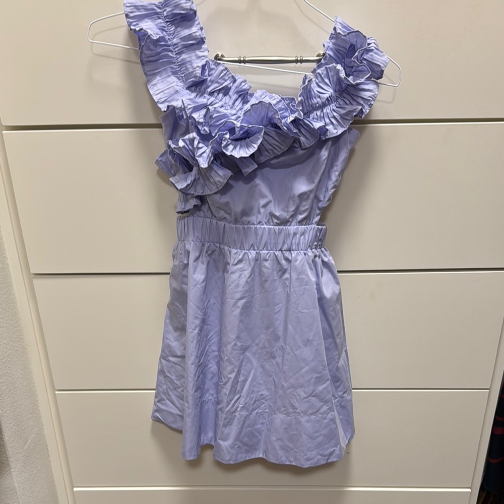 Lavender Ruffled Dress